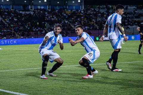 Sub20: Argentina aplastó 6-0 a Brasil