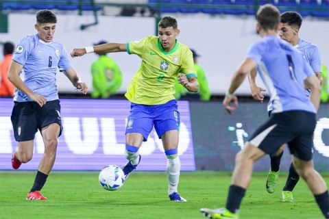 Sub 20 debutó con derrota en el Hexagonal Final, 1-0 ante Brasil