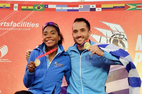 Cuatro medallas de atletas uruguayos en el Sudamericano de Mar del Plata