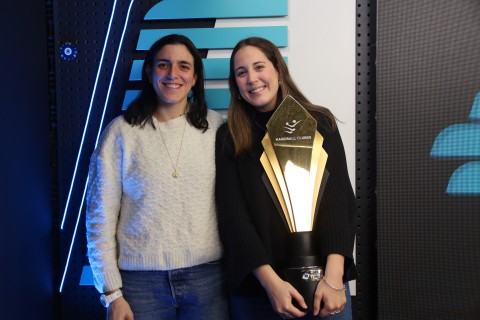 Agustina Modernell y Rosina González en El Despegue