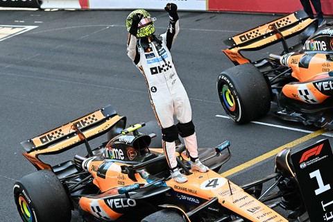 Lando Norris brilló en Mónaco y se quedó con el Gran Premio