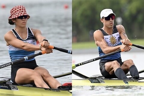 Uruguayos finalistas en mundiales de remo y vela