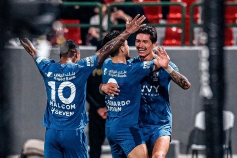 Darwin Núñez anotó dos goles en la victoria de Al-Hilal