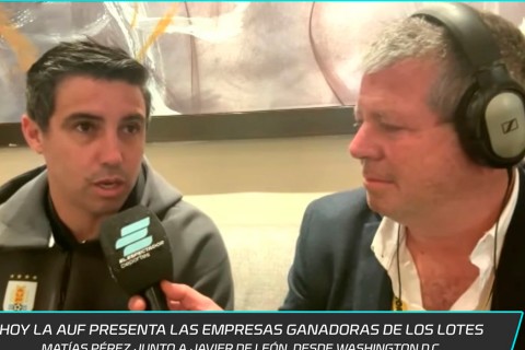 Matías Pérez: “hemos llegado a un día histórico para el fútbol uruguayo”