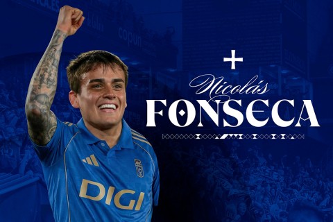 Nicolás Fonseca es nuevo jugador del Real Oviedo de España