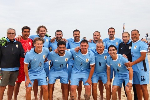 Las Leyendas AUF vencieron 5-2 a las Leyendas AFA