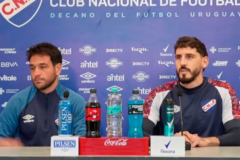 Nicolás Lodeiro y Agustín Rogel en conferencia de prensa: “el grupo está muy unido”