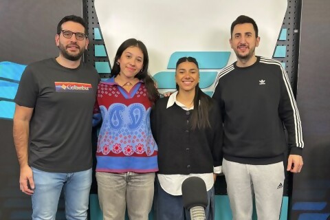 Mariana Rodriguez y Djanga Albino en El Despegue