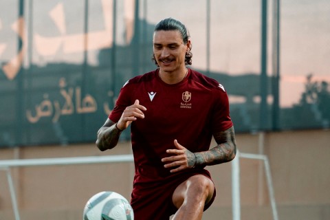 Darwin Núñez presentado en su nuevo club, Al-Diriyah.