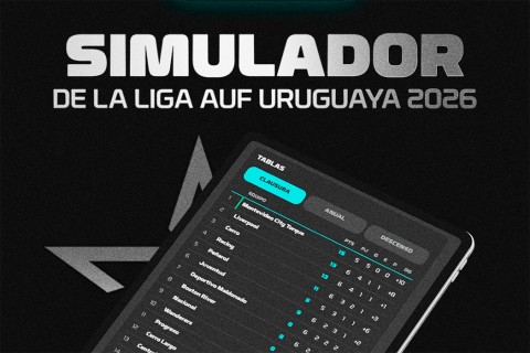 Simulá la Liga AUF Uruguaya y descubrí cómo termina tu equipo